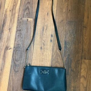 Kate Spade New York Black Leather Crossbody Bag